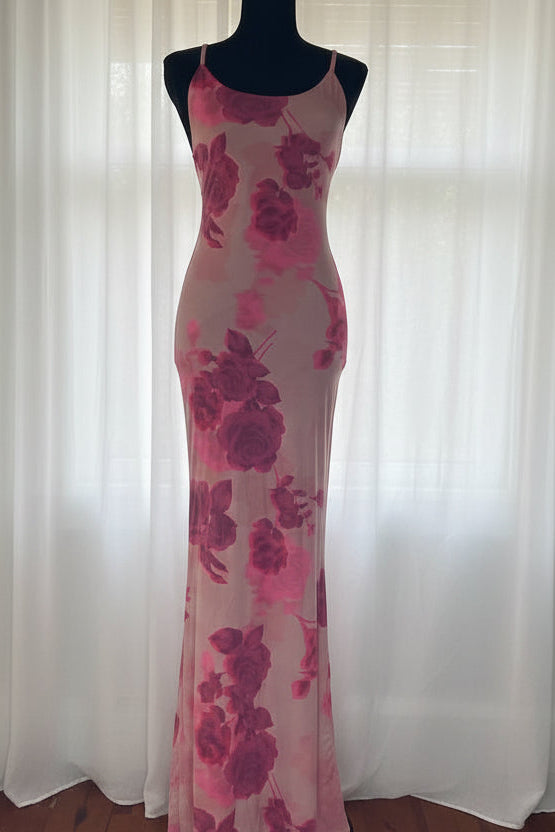 Pink Floral Dress
