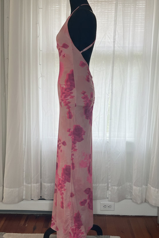 Pink Floral Dress