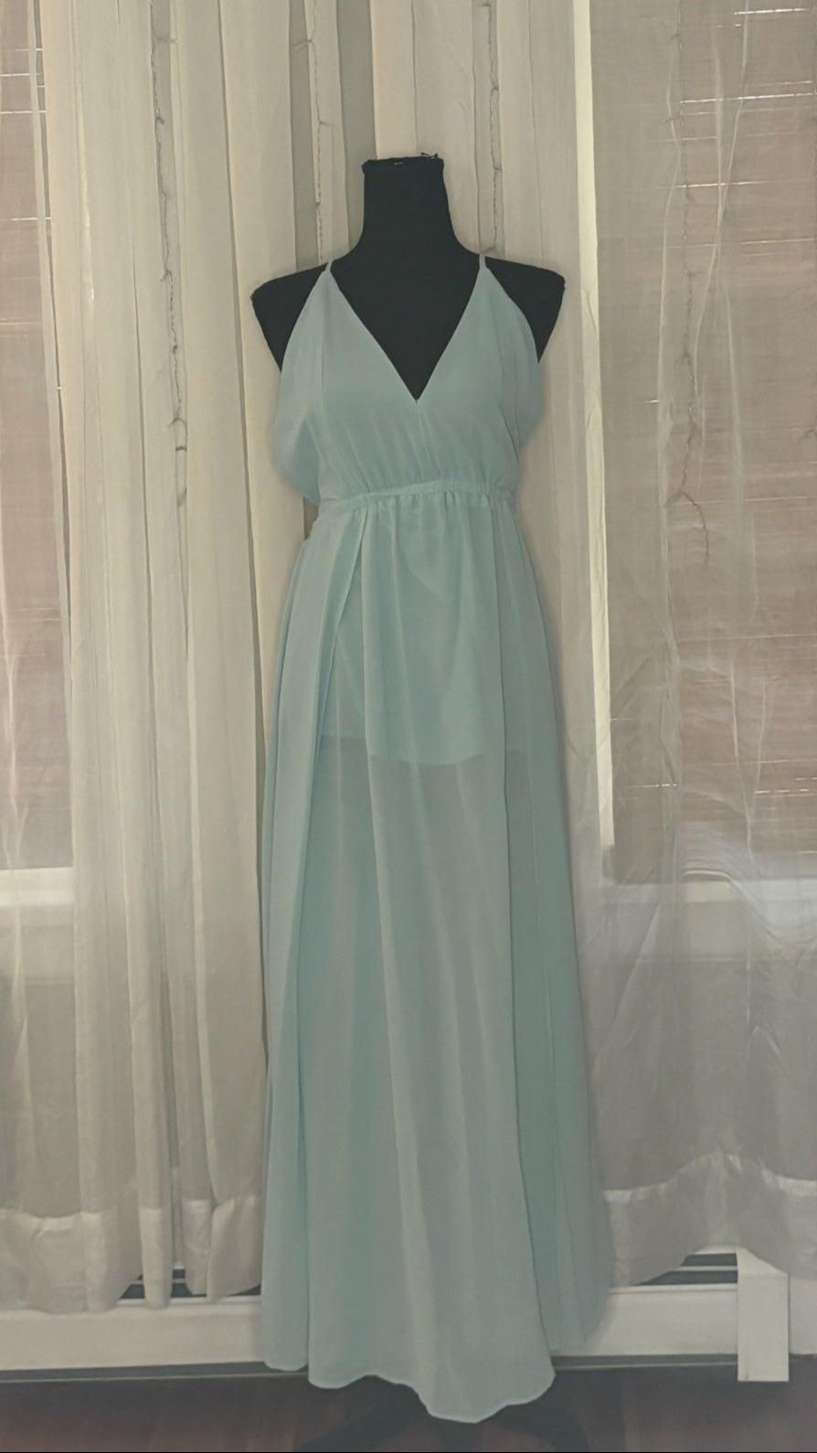 Strappy Light Blue Dress