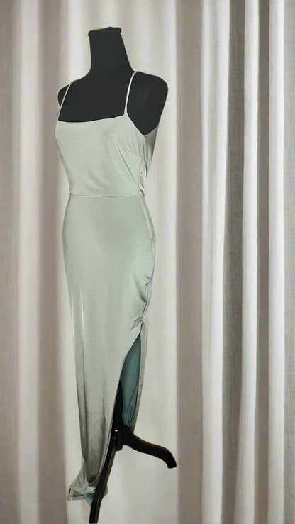 Light Green/Blue Floor length dress