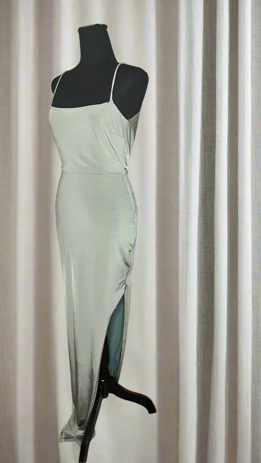 Light Green/Blue Floor length dress